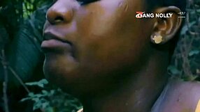 Encounter In The Wild - Hadza Hunter Captured By Black Ebony Tourist