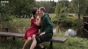 A Village Girl Gave Herself To A Guy Promising City Life In Forest Fuck!