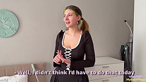 Stepsister insists on horny ass fucking.