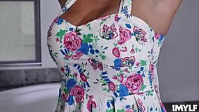 Sexy milf Diamond Kitty with big tits rides the stud's rod, moaning loudly as she bounces on top in the pool.