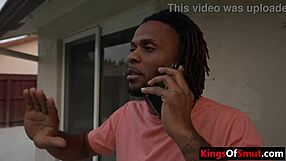 Teen stepdaughter feels deep longing for her stepdad's big black cock