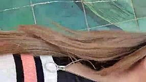 Latina Finds Perfect Spot After Shopping to Masturbate Outdoors