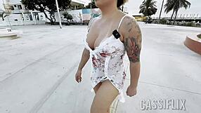 Hey, check out how that horny guy from insta licks my wet pussy so good on cassiflix