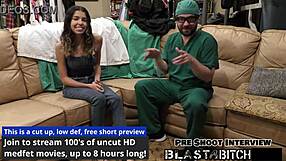 Aria nicole undergoes procedure during ultrasound pov session