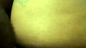 Ebony woman in a bold scene with the neighbors and small tits