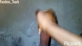 a skinny amateur guy oils his monster cock and beats it solo in pov, following jerk off instructions