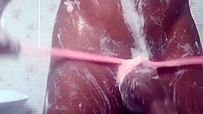 Having fun in d shower!