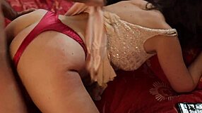 French amateur in satin lingerie fucks deepthroat balls licking ass spanking dirty talk pov cumshot 😈