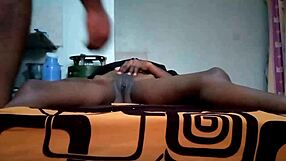 The big dick stretches my tight hole