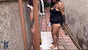 safada foi a festa preparada para foder e pegou uma gostosa de peito grande no meio da rua