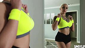 big titted nina elle bounces and grinds on hot cock