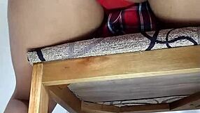 aluna offers her tight pussy to professor for good grades