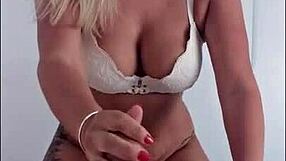 Roommate delivers intense tit-fuck and creampie in trailer