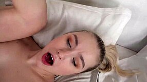 Beauty teen Sara Bork faces giant cock by Leo Casanova in non-stop anal fuck.
