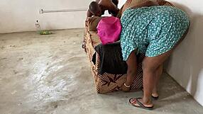 Outdoor conversation turns into passionate ass worship and multiple cumshots with bbw girlfriend