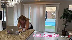 Lovelylanalee Catches Mrblvckrose Peeping In Backyard