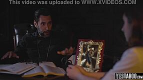 Horny Priest Rails Curvy Teen Anal!