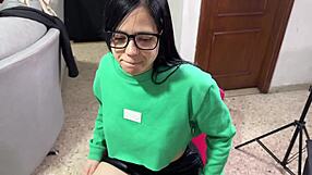 What A Babe Step-Cousin Estefani Therapy Anal With Crisanto999!