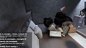 Seductive Roblox Office Girl Lures Me For Intense Late-Night Fuck