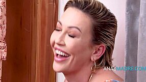 Did you notice I wasn't wearing panties? Milf gets anal surprise in dressing room.