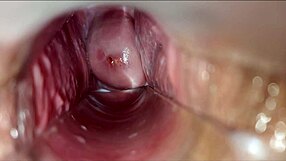 She experiences a pulsating orgasm deep inside her vagina