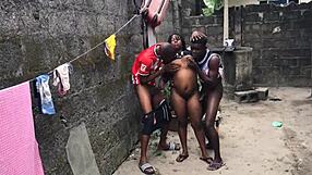 She Fucks Two Biggest Dicks In Hood