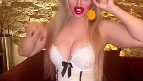 The Music Goddess Dances Seductively With Glasses And Belly Moves