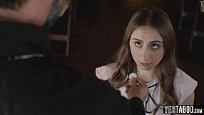 Horny Priest Rails Curvy Teen Anal!