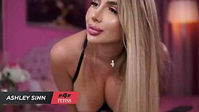 Ashley Sinn boldly fingers her tight asshole