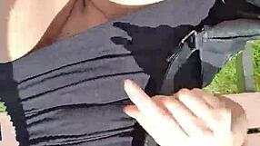 Latina Finds Perfect Spot After Shopping to Masturbate Outdoors