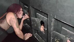 Levei Meia Irma Para Conhecer Cabine de Gloryhole