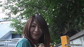 Japanese Babe Tomomi Matsuda Gets Fingered And Toys Her Hairy Beaver Uncensored