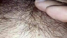 Gretala flaunts her hairy pussy
