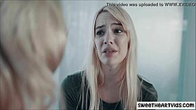 Boss munches on young assistant in the office!