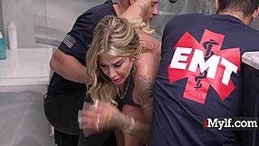 Paramedics Use Friction To Rescue Stuck Milf