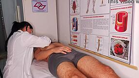 erection in front nurse