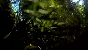 Teen rides cock passionately in the forest with her mother-in-law