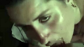 Shadow blowjob leads to wild anal sex with big tits girlfriend