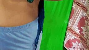 i secretly filmed my indian bhabhi changing her saree