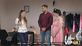 My hubby erupted watching me dominate in this intense cuckold fuck session