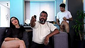 Big Ass Stepmom Enjoys Stepson Over Husband?