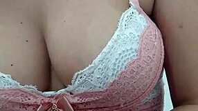 Brazilian milf prepares for webcam live show.