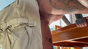 throat fucked on table part 1