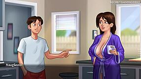 i love how my naughty stepsister craves tasting my big cock in this summertime saga hentai game