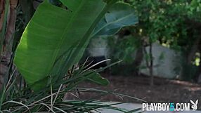 Tiny Blonde Teen Kiara Cole Strips Naked Outdoor