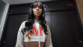 Laura feels intense pleasure riding her brother-in-law secretly