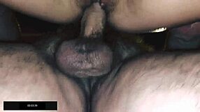 Steamy sauna sex in black stockings and fishnets