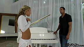 Horny Amateur Receives Cum on Small Tits from Mofozo