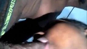 african teen slobberin on my dick wit her phat cock suckin lips