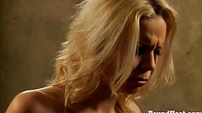 Voyeur Lesbian Slave Watching Mistress Masturbating and Orgasming